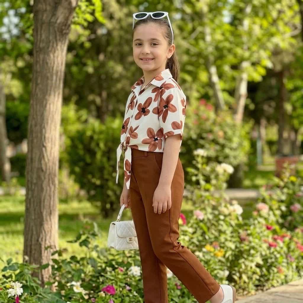 عکس محصول شومیز طرح گل - شماره 1