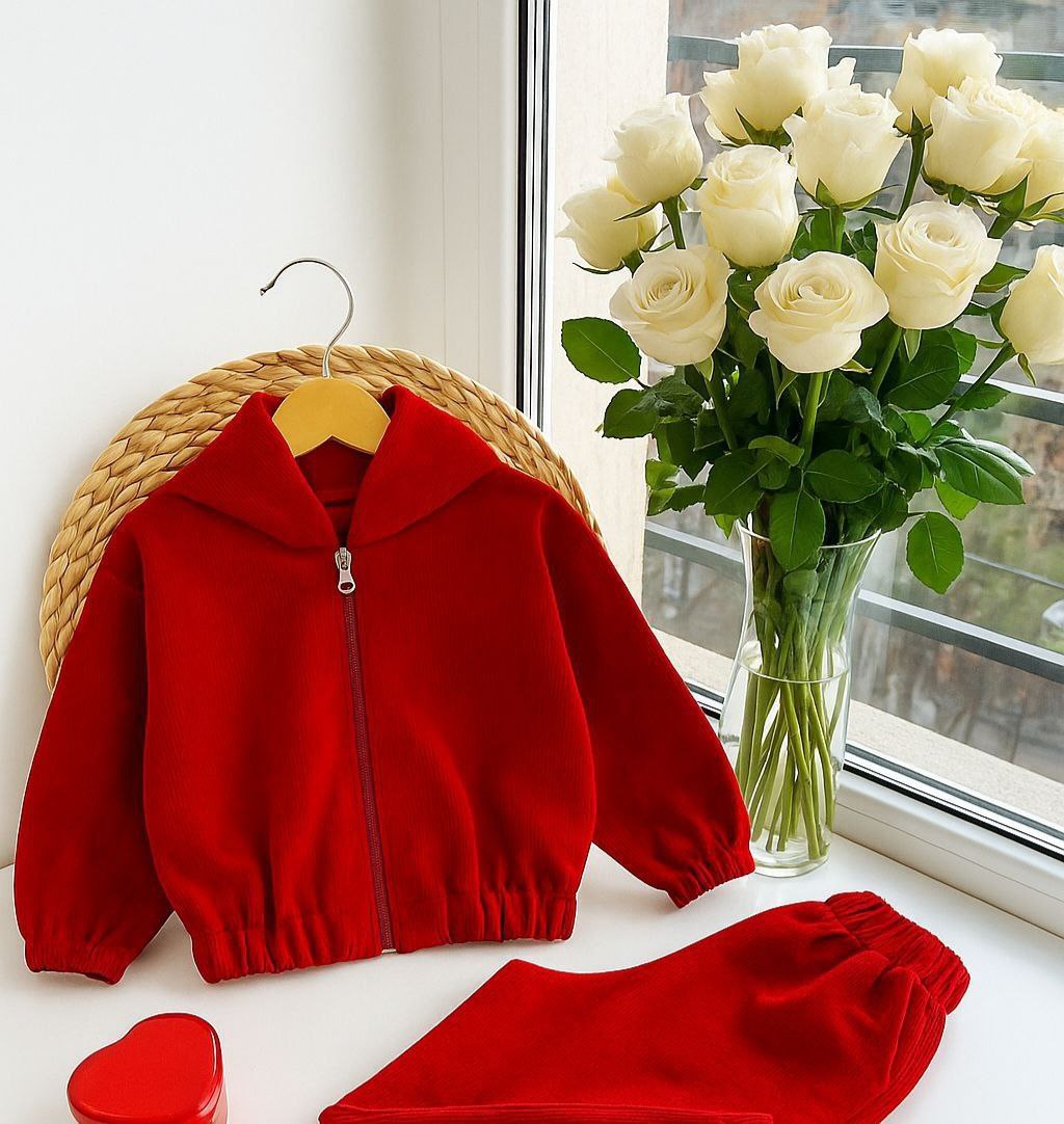 عکس محصول سویشرت و شلوار توت فرنگی - شماره 5