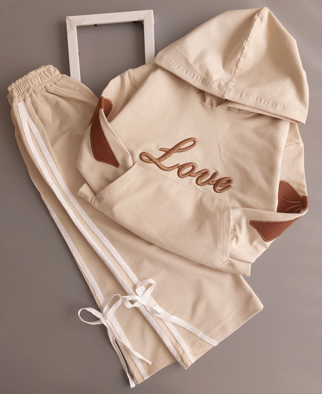 عکس محصول ست هودی شلوار Love - شماره 8