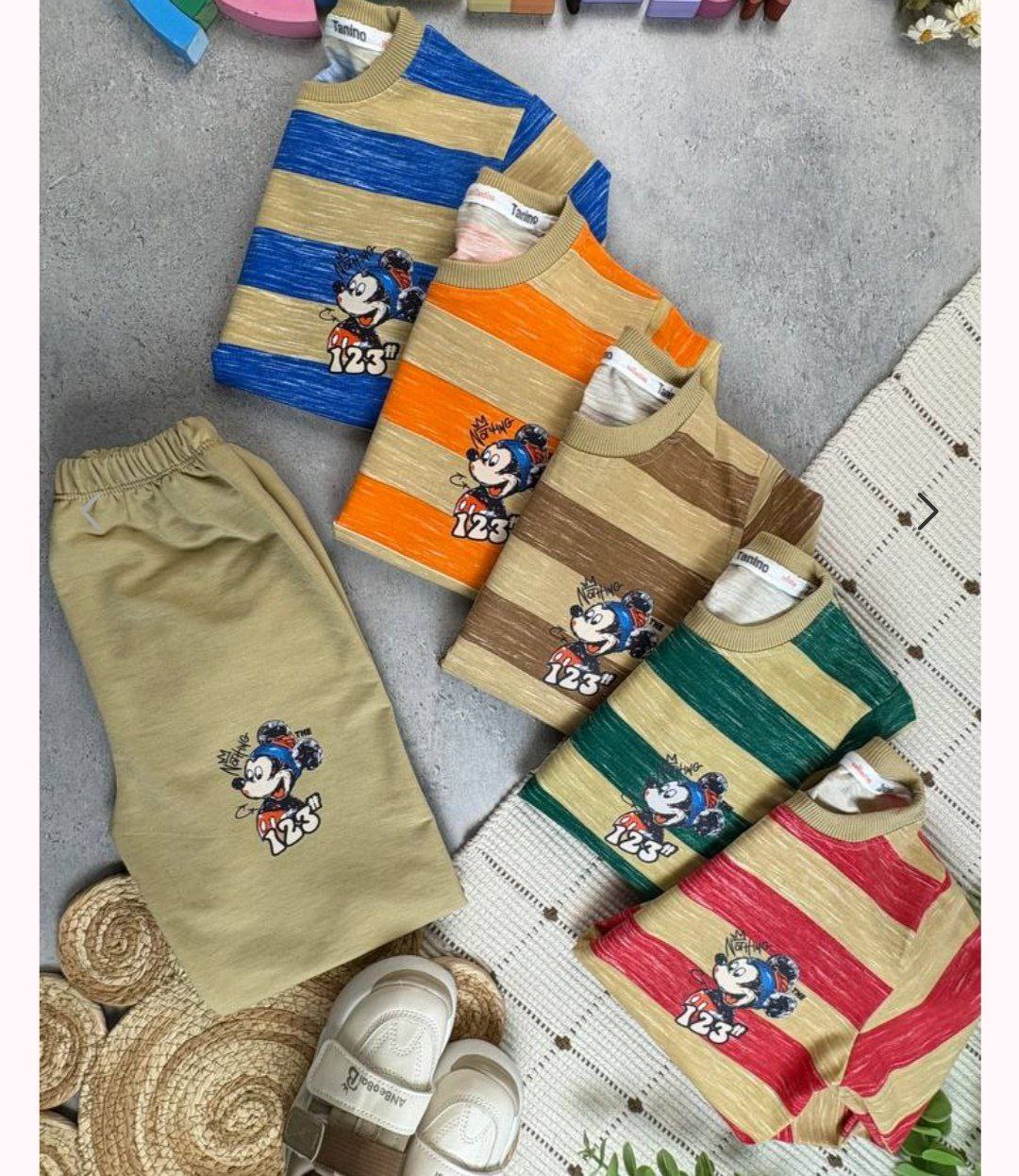 عکس محصول ست میکی موس راه راه - شماره 1