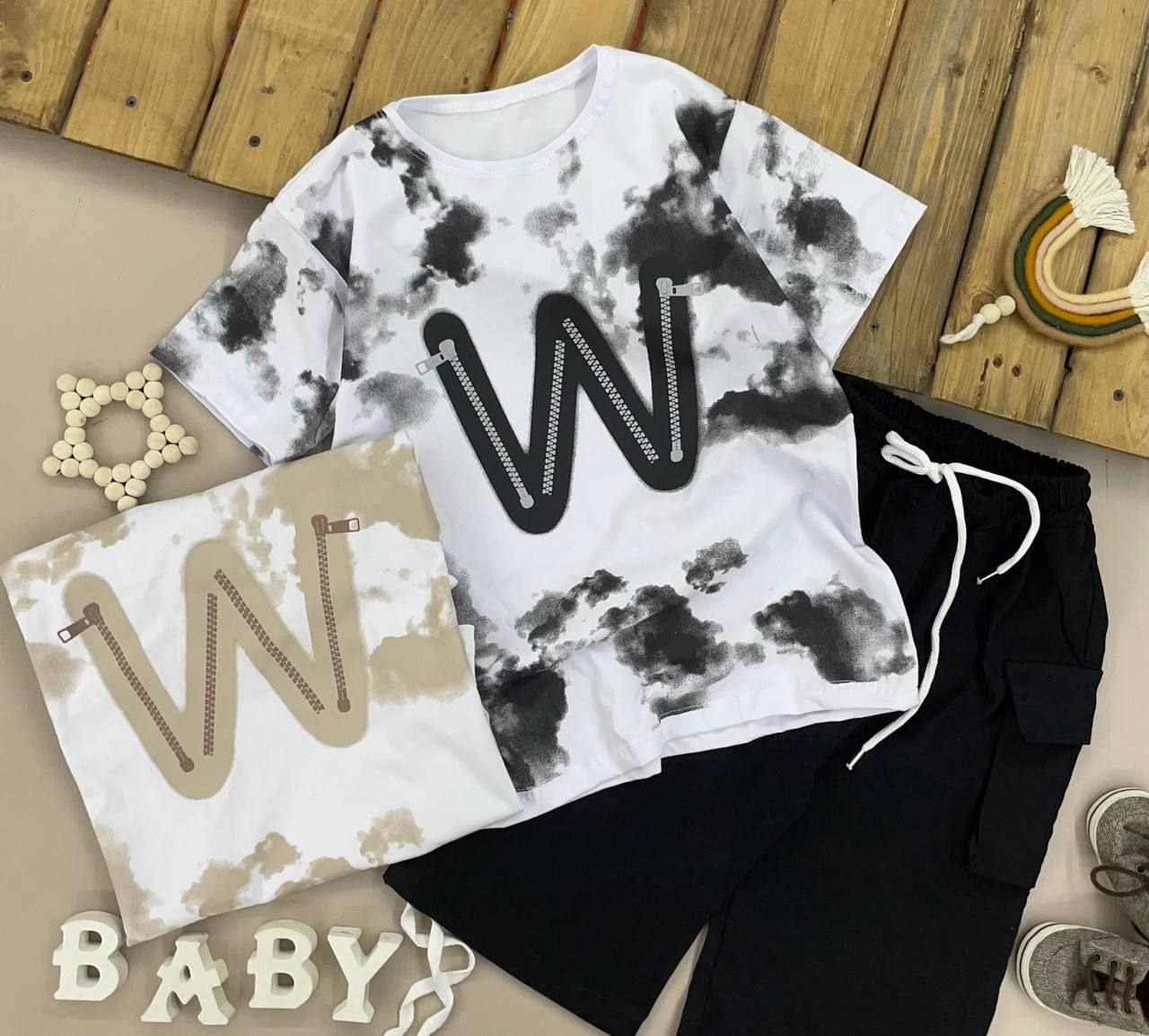 عکس محصول ست تیشرت شلوارک W - شماره 4