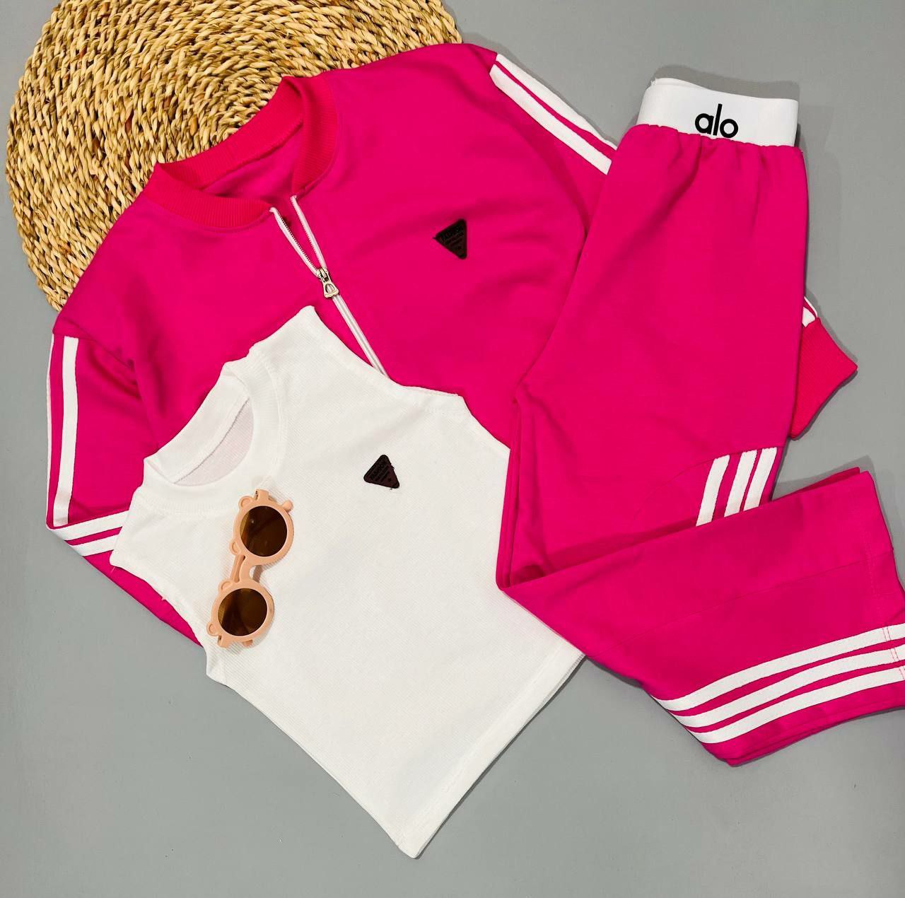 عکس محصول سویشرت شلوار سه تیکه دخترانه - شماره 2