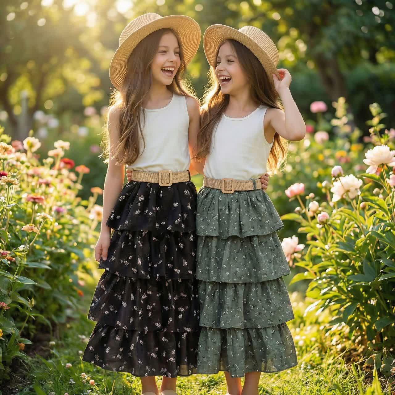 عکس محصول دامن طبقه ای ترند - شماره 1