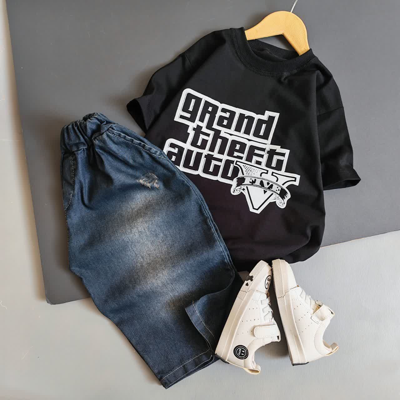 عکس محصول ست تیشرت و شلوارک لی GTA - شماره 4
