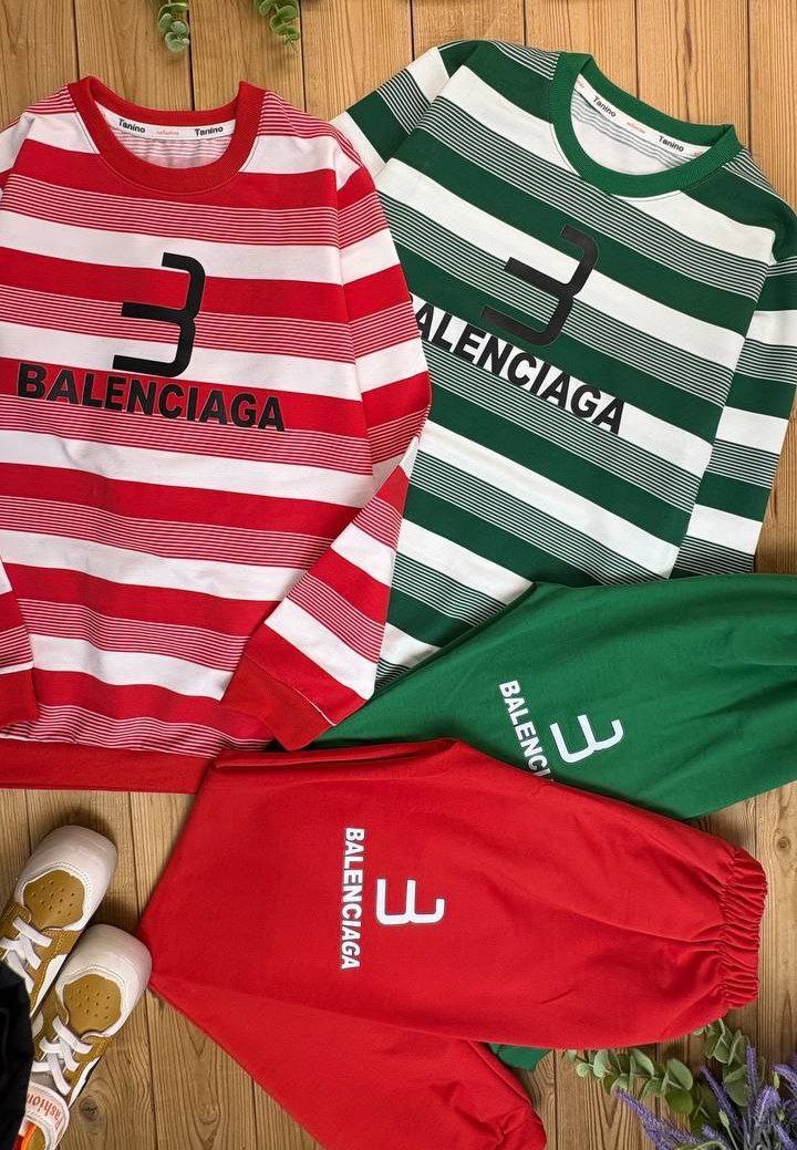 عکس محصول بلوز شلوار راه راه سایز بزرگ - شماره 4