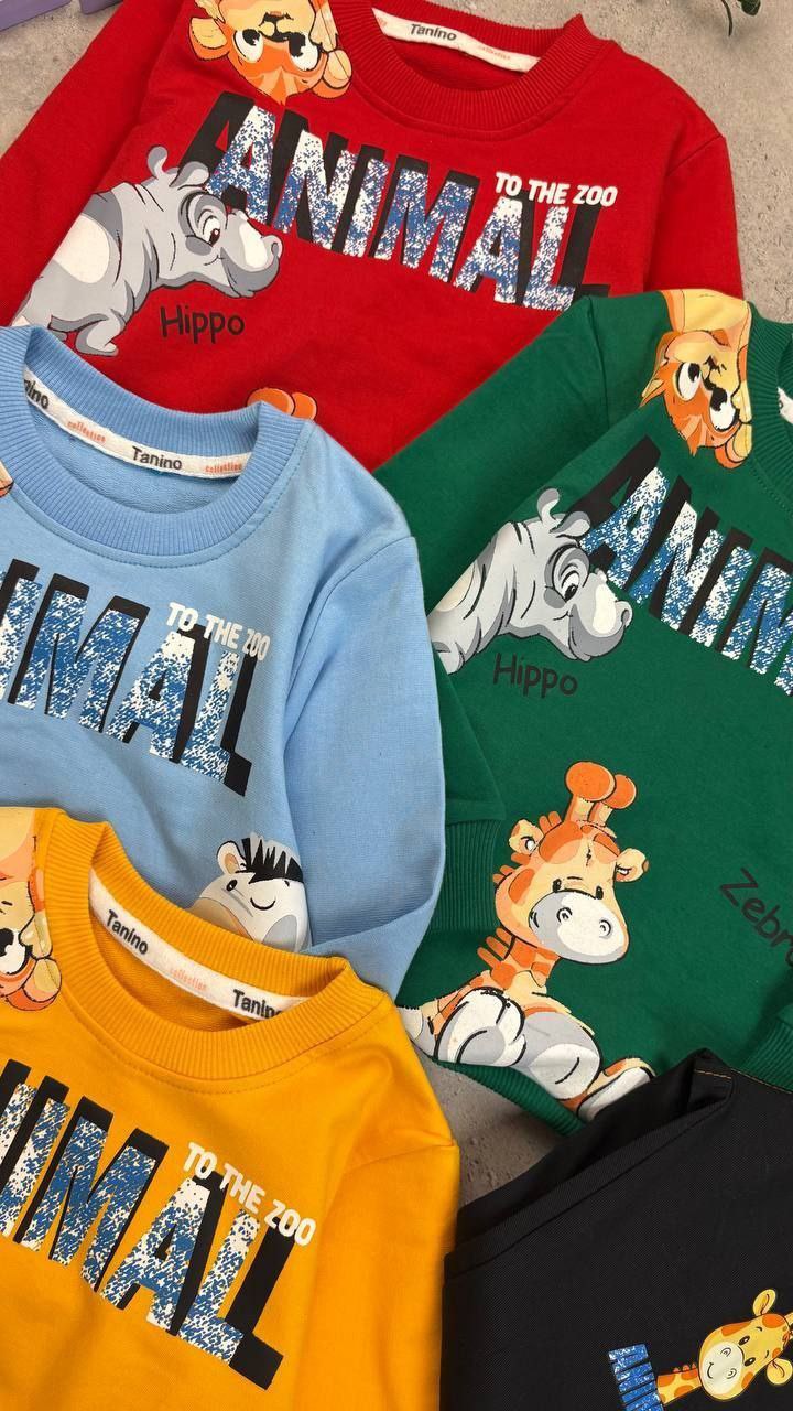 عکس محصول ست animal با شلوار کتان - شماره 2