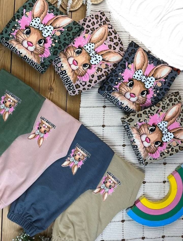 عکس محصول ست دخترانه خرگوش پلنگی - شماره 1