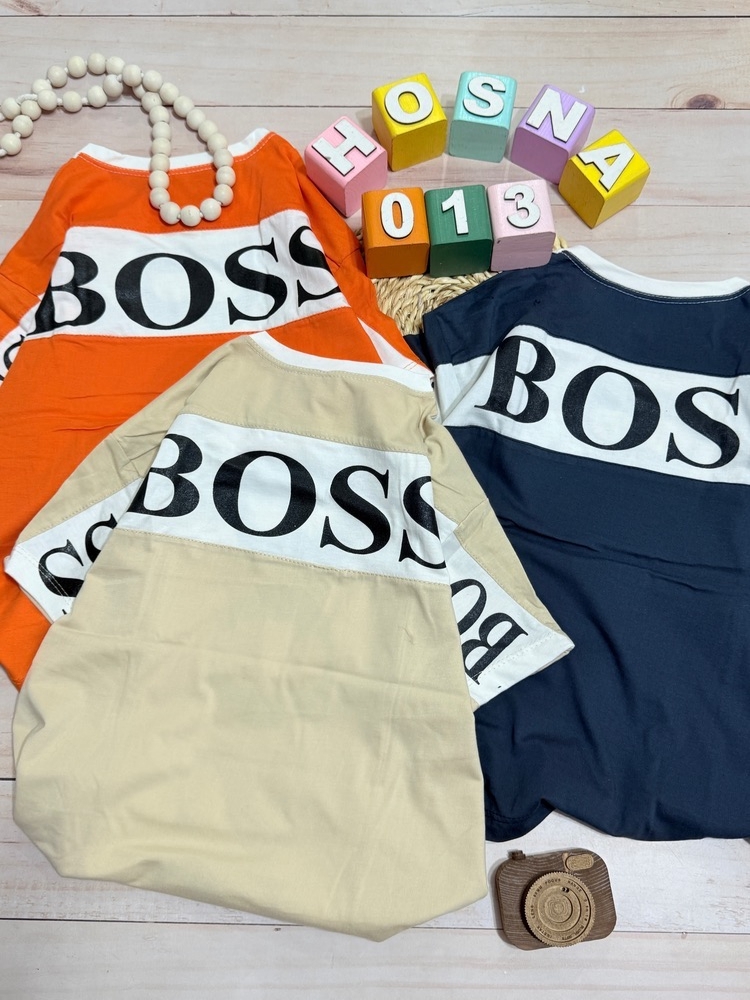 عکس محصول ست تیشرت + شلوارک boss - شماره 1
