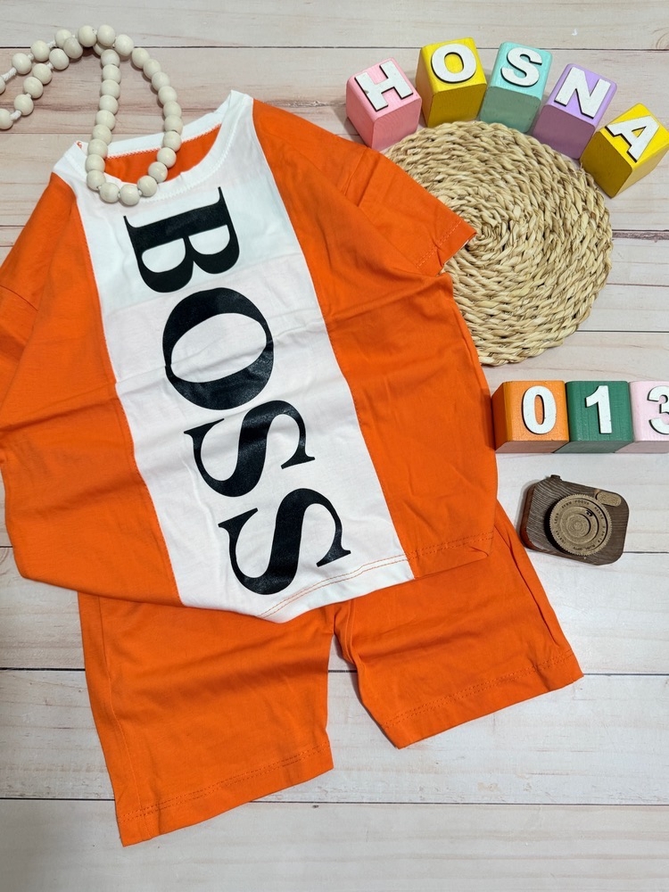 عکس محصول ست تیشرت + شلوارک boss - شماره 2