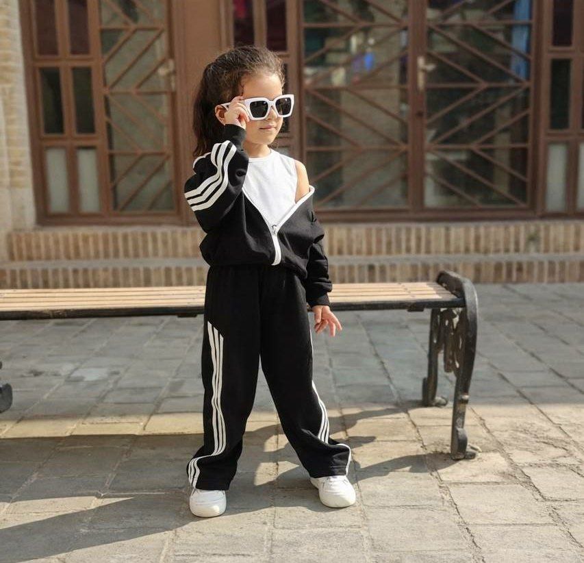 عکس محصول سویشرت شلوار سه تیکه دخترانه - شماره 1