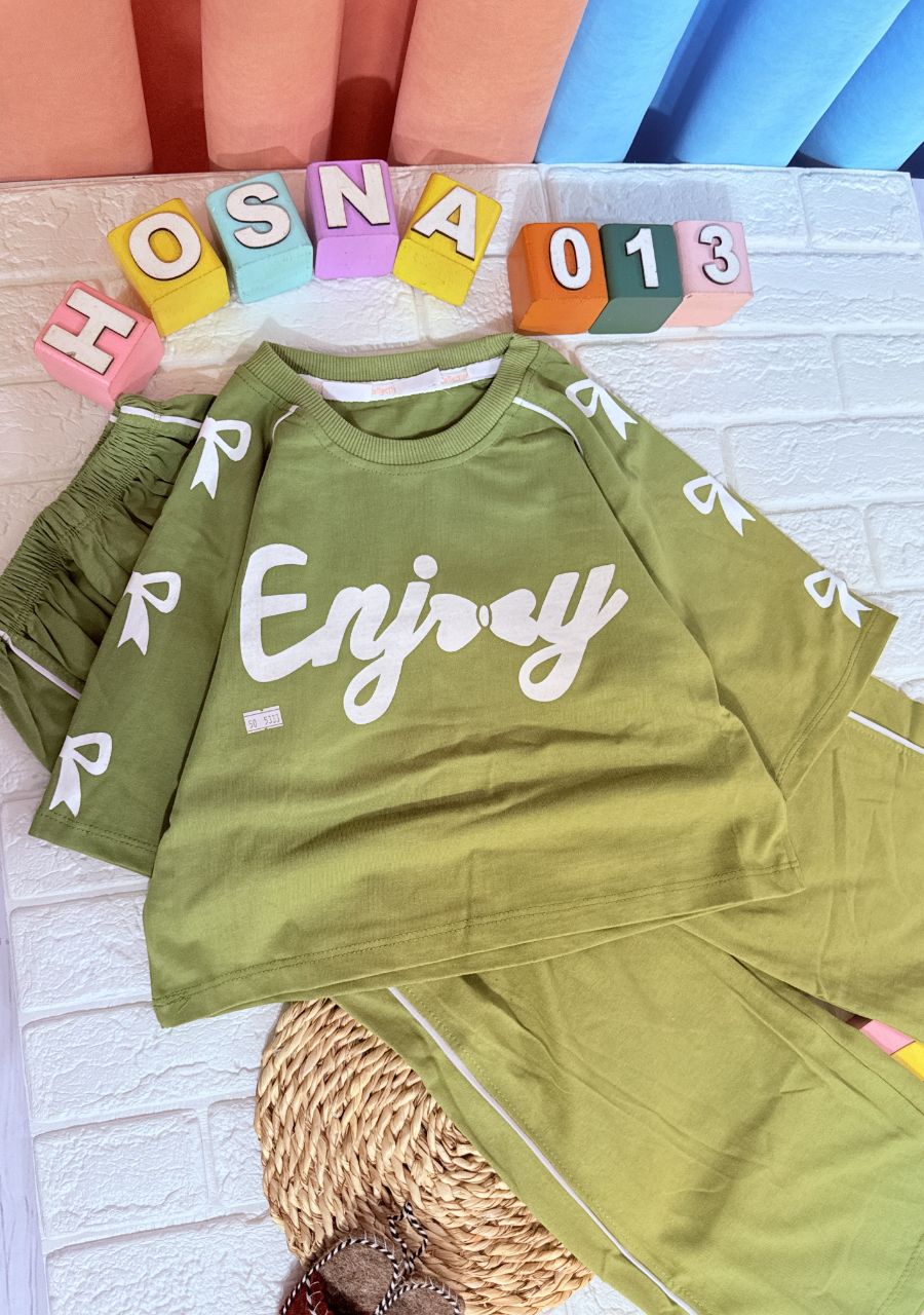 عکس محصول ست کراپ با شلوار   Enjoy - شماره 4