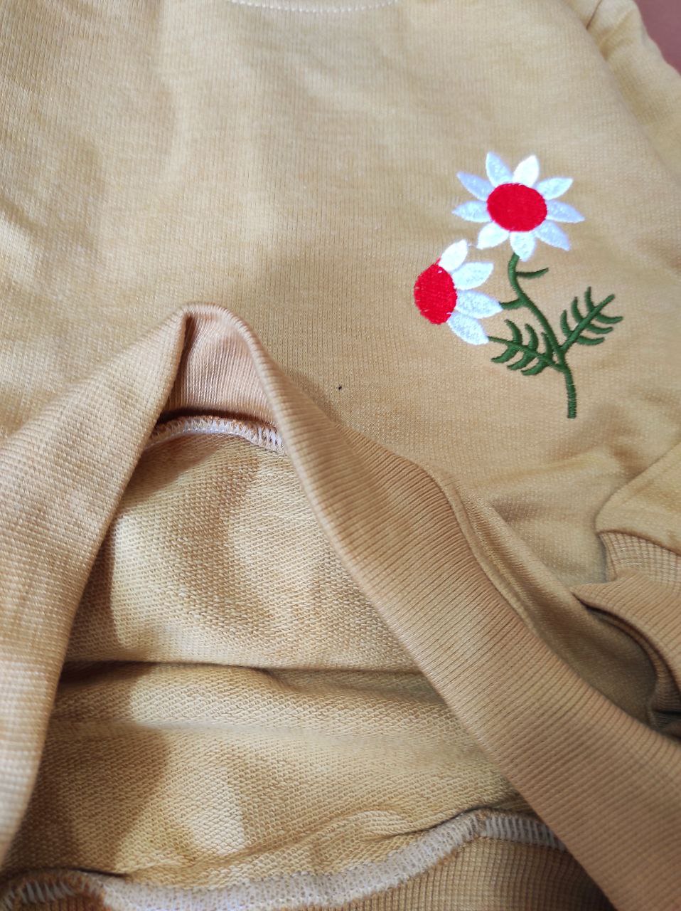 عکس محصول ست بلوز شلوار گل خورشیدی - شماره 4