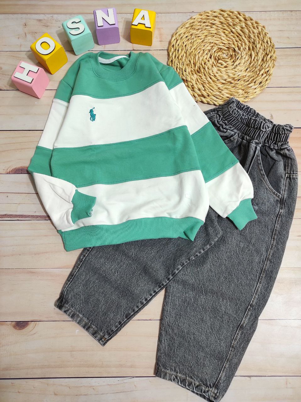 عکس محصول ست polo با شلوار جین - شماره 3