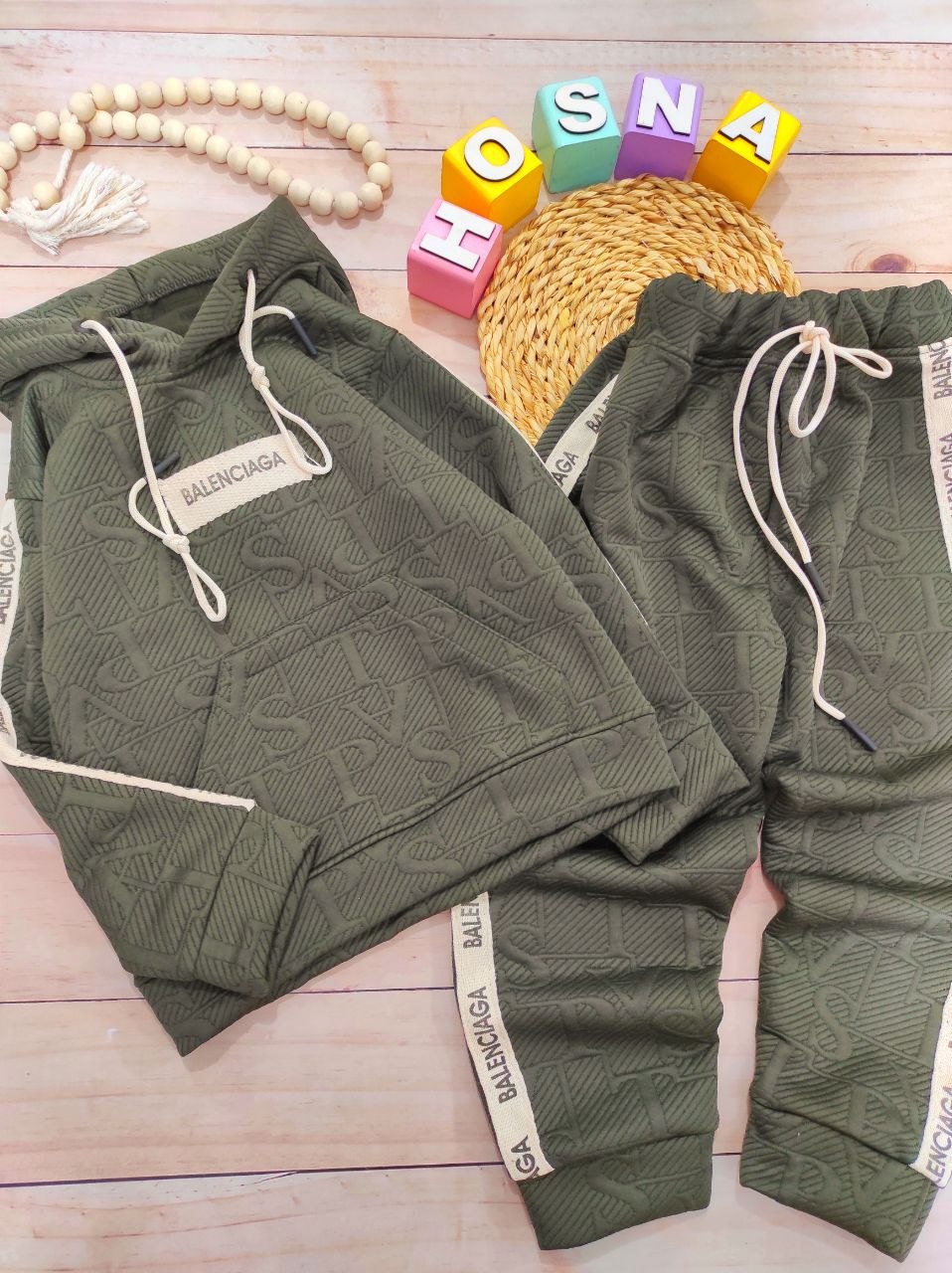 عکس محصول هودی شلوار ژکارد بالانسیگا - شماره 3