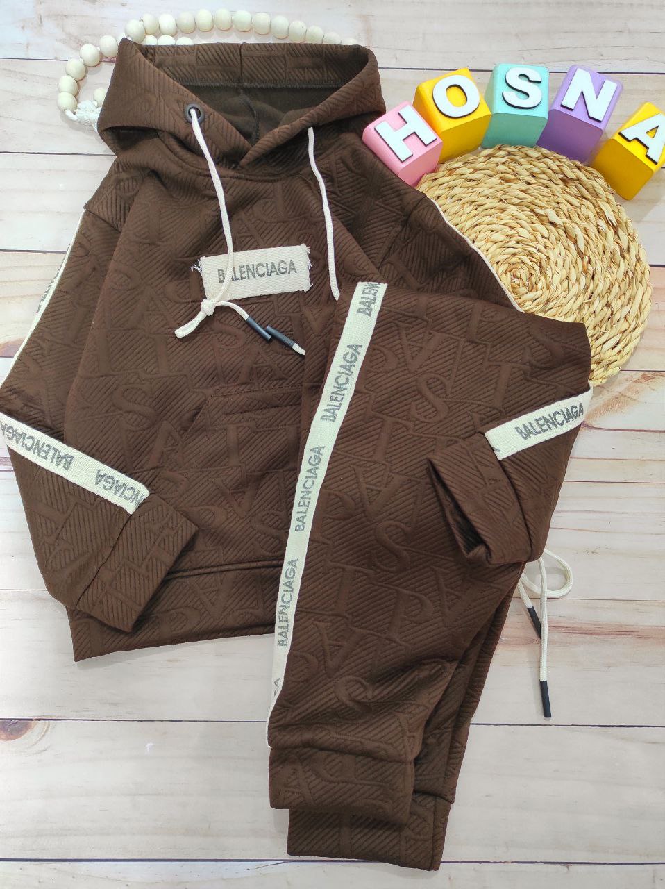 عکس محصول هودی شلوار ژکارد بالانسیگا - شماره 1