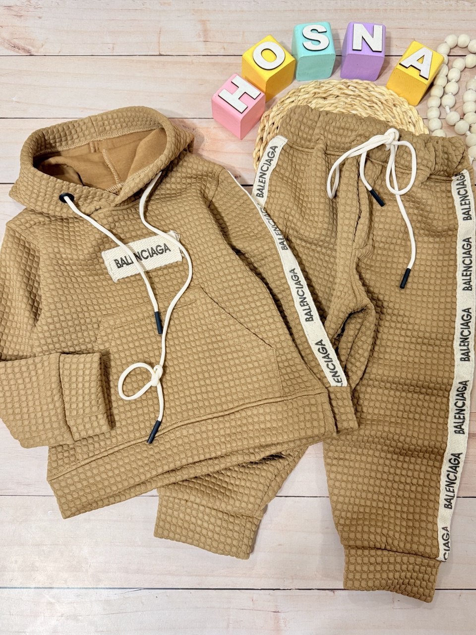 عکس محصول ست هودی شلوار  بیسیک بیسکویتی - شماره 4