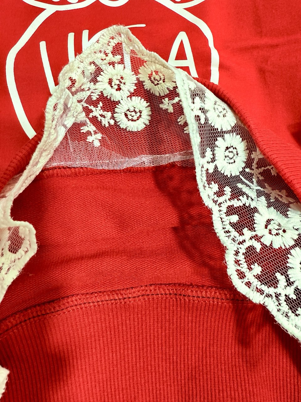 عکس محصول تک بلوز میکی لبه گیپور - شماره 4