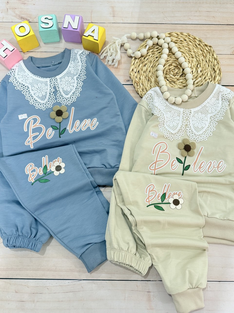 عکس محصول بلوز شلوار یقه گیپور - شماره 2