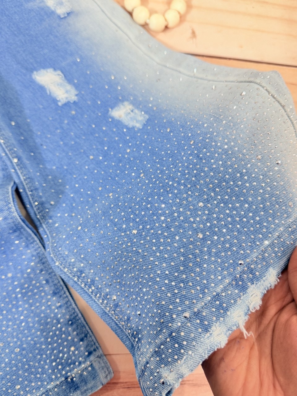 عکس محصول شلوار شافل نگین دار جدید - شماره 2