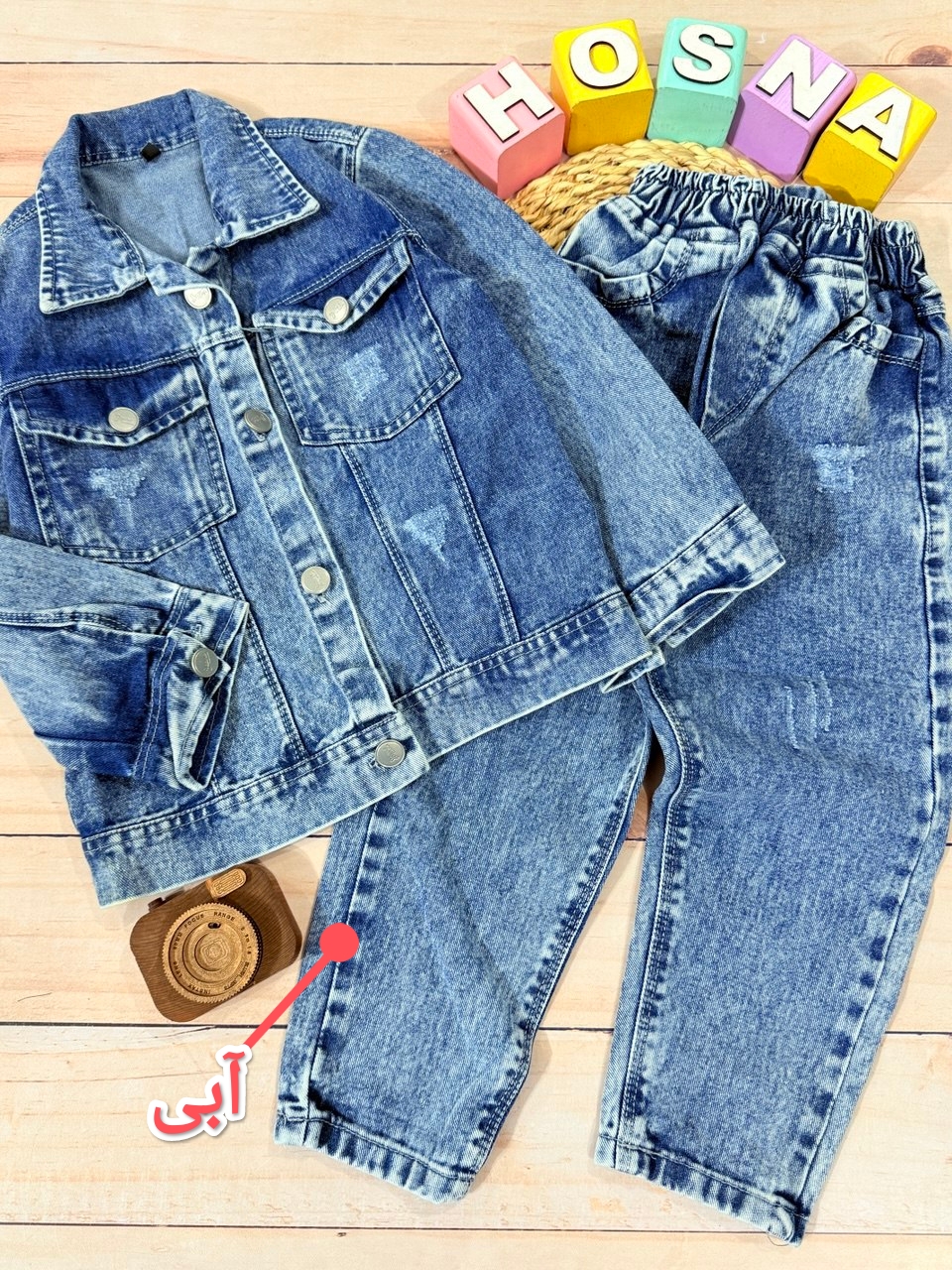 عکس محصول ست کت و شلوار لی درجه یک کیفیت بالا - شماره 2