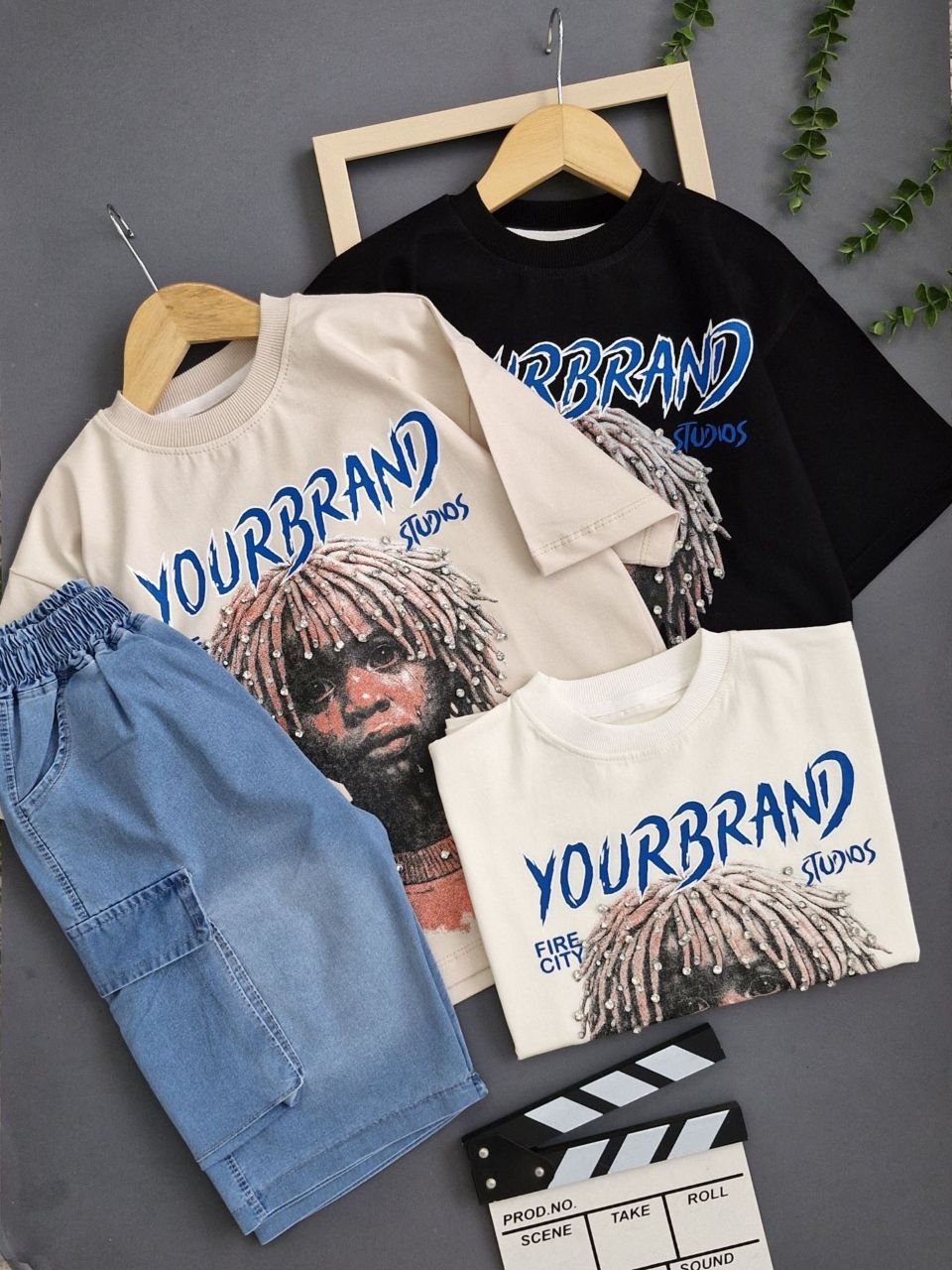 عکس محصول تیشرت و شلوارک لی your brand - شماره 1