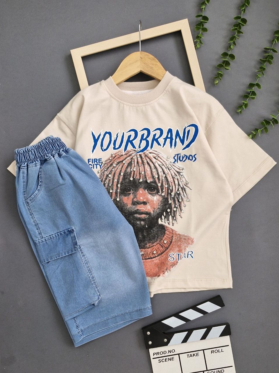 عکس محصول تیشرت و شلوارک لی your brand - شماره 4