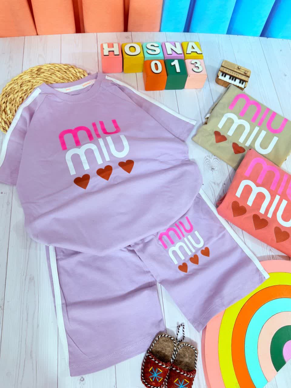 عکس محصول تیشرت شلوارک miu قلبی - شماره 4