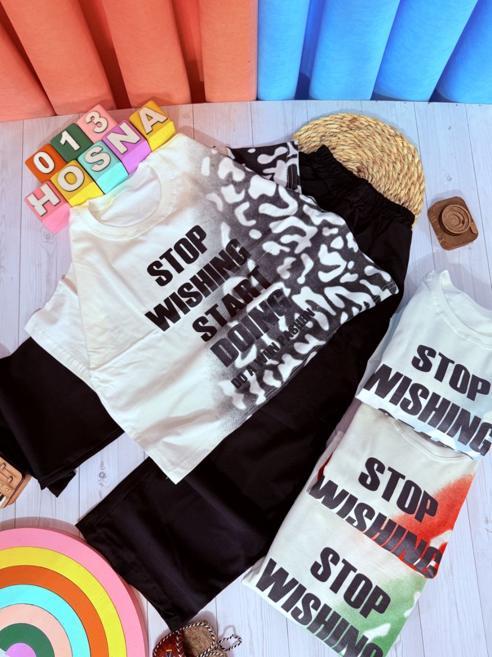 عکس محصول ست کراپ با شلوار stop - شماره 2