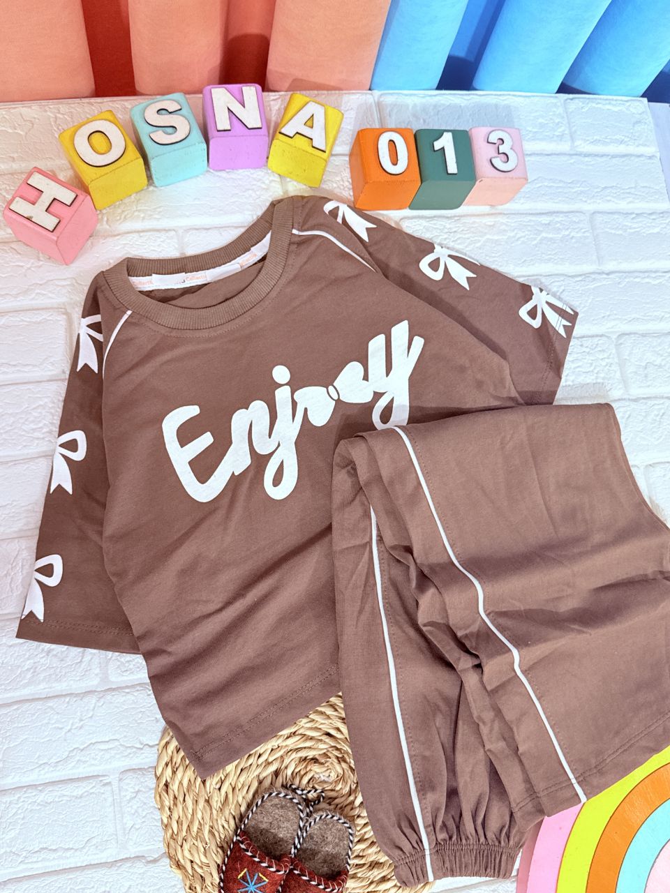عکس محصول ست کراپ با شلوار   Enjoy - شماره 1