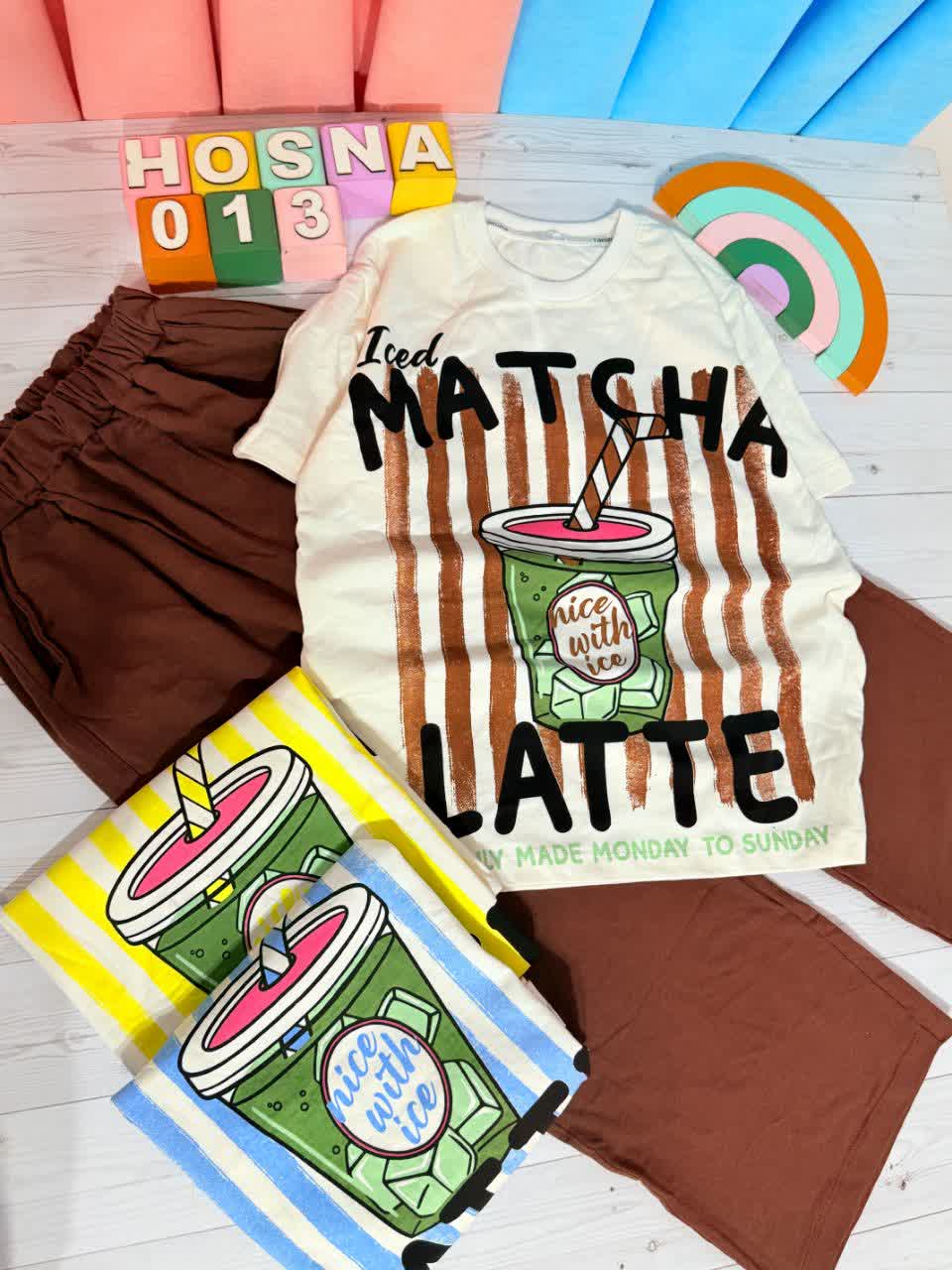 عکس محصول تیشرت و شلوار بگ LATTE - شماره 1