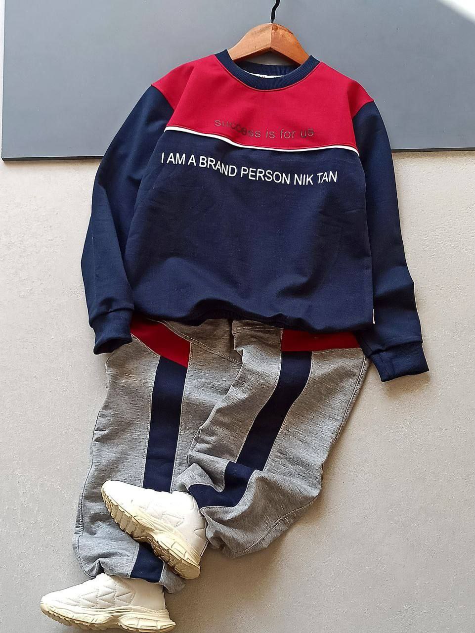 عکس محصول ست بلوز شلوار موفقیت دو رنگ - شماره 3