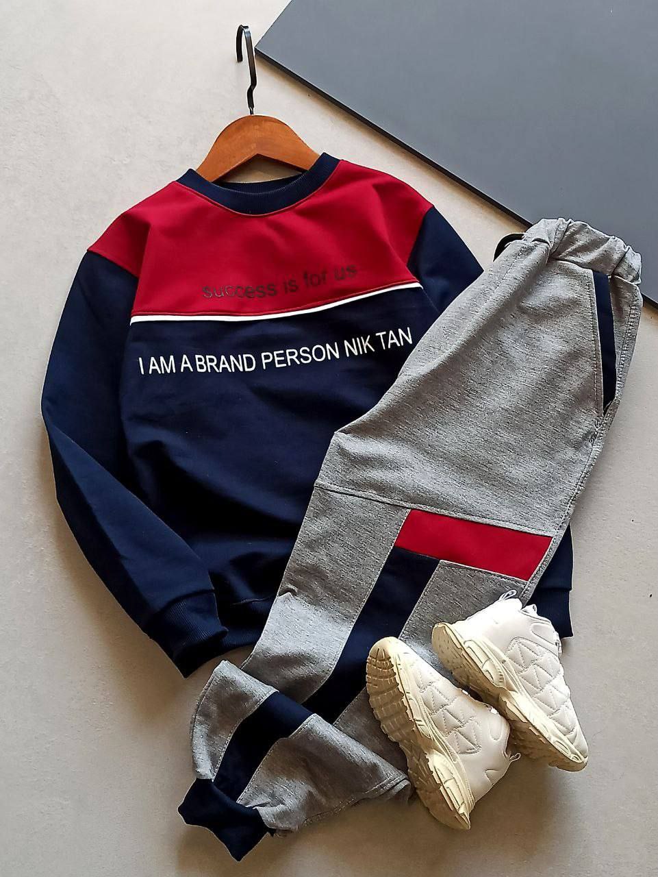 عکس محصول ست بلوز شلوار موفقیت دو رنگ - شماره 2