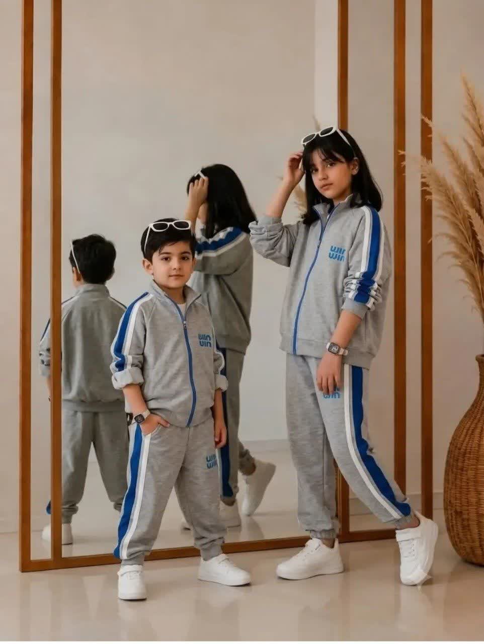 عکس محصول سویشرت و شلوار اسپرت نوار آبی - شماره 3