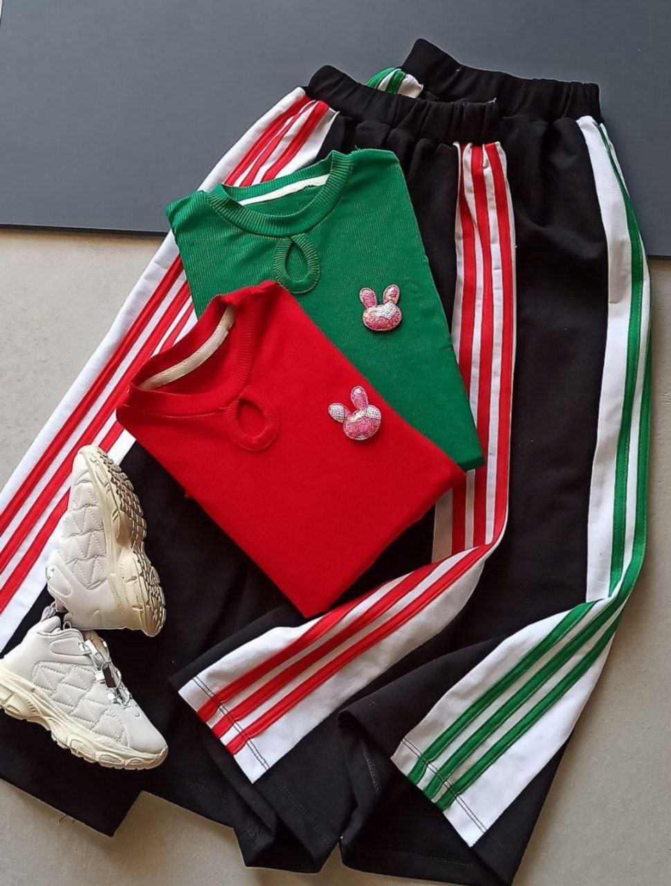 عکس محصول ست فانریب با شلوار سه خط - شماره 7